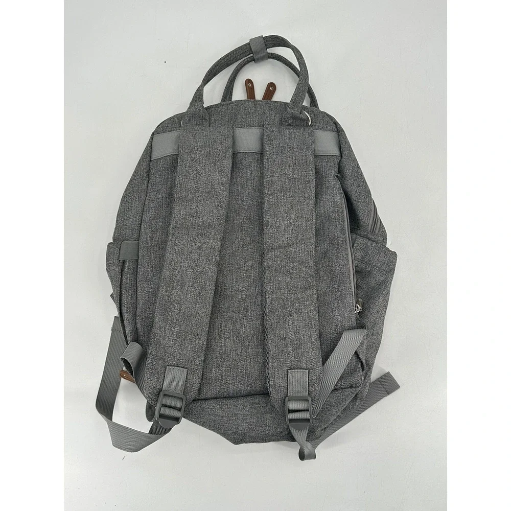 RUVALINO Diaper‎ Backpack Multifunction Travel Bag Gray